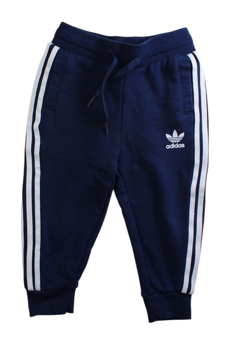 A Navy Sweatpants from Adidas in size 12-18M for boy. (Front View)