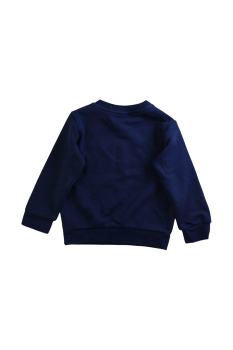 A Navy Crewneck Sweatshirts from Adidas in size 12-18M for boy. (Back View)