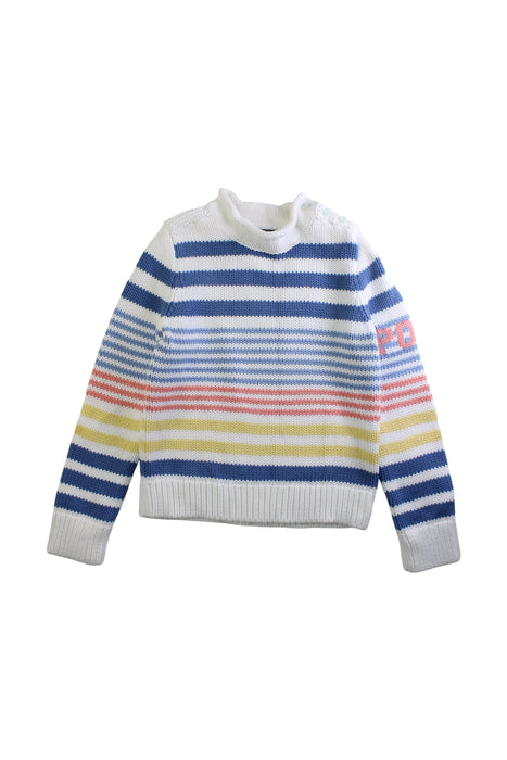 A Multicolour Knit Sweaters from Polo Ralph Lauren in size 7Y for girl. (Front View)
