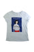 A White Short Sleeve T Shirts from Sonia Rykiel in size 12Y for girl. (Front View)