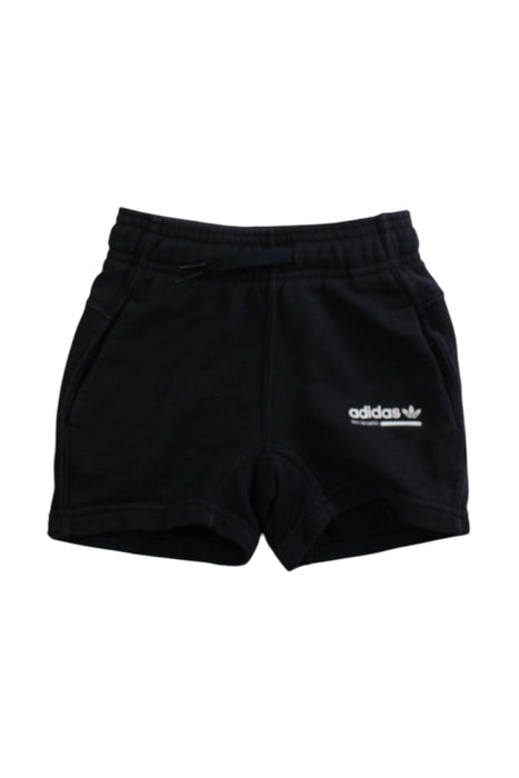 A Black Shorts from Adidas in size 2T for boy. (Front View)