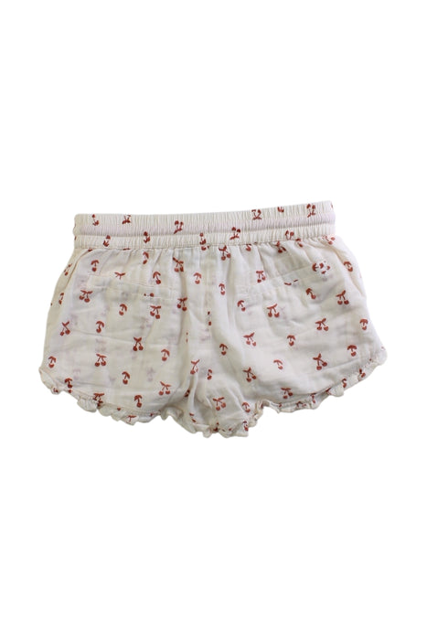 A White Shorts from Emile et Ida in size 4T for girl. (Back View)