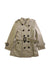 A Beige Coats from Burberry in size 4T for girl. (Front View)