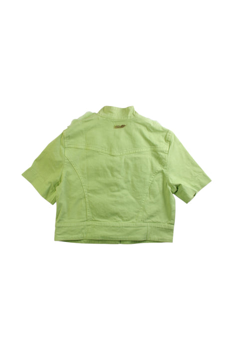 A Green Lightweight Jackets from Miss Blumarine in size 10Y for girl. (Back View)