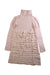 A Pink Sweater Dresses from Miss Blumarine in size 8Y for girl. (Front View)