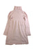 A Pink Sweater Dresses from Miss Blumarine in size 8Y for girl. (Back View)