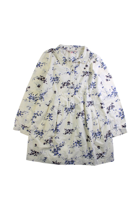 A Blue Long Sleeve Dresses from Bonpoint in size 10Y for girl. (Front View)