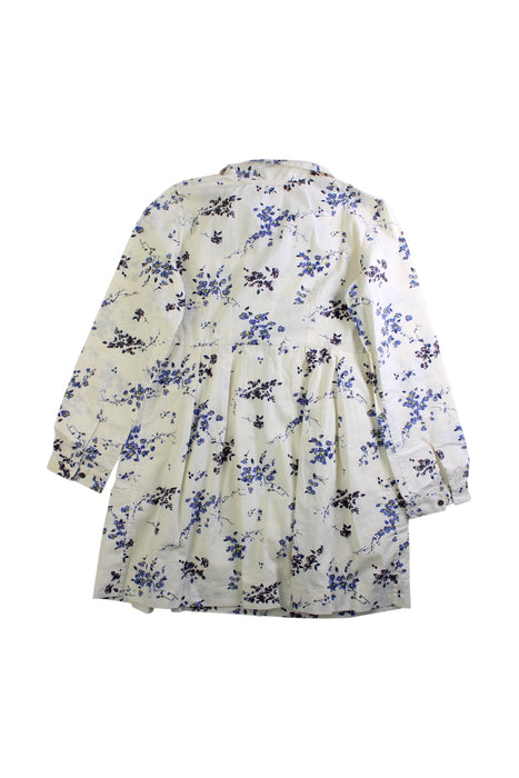 A Blue Long Sleeve Dresses from Bonpoint in size 10Y for girl. (Back View)