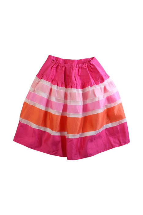 A Multicolour Mid Skirts from Charabia in size 12Y for girl. (Back View)