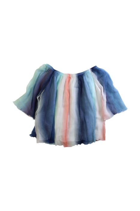 A Multicolour Short Sleeve Tops from Chloe in size 8Y for girl. (Back View)