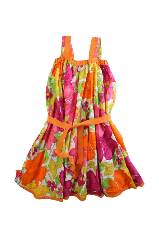 A Multicolour Sleeveless Dresses from Dolce & Gabbana in size 9Y for girl. (Front View)