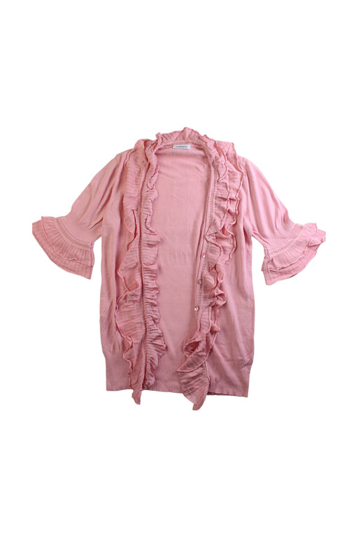 A Pink Cardigans from Cacharel in size 10Y for girl. (Front View)