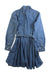 A Blue Long Sleeve Dresses from Polo Ralph Lauren in size 10Y for girl. (Back View)