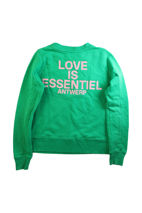 A Green Crewneck Sweatshirts from Essentiel Antwerp in size 10Y for girl. (Back View)