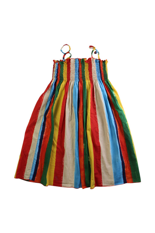 A Multicolour Sleeveless Dresses from Dolce & Gabbana in size 8Y for girl. (Front View)