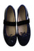 A Navy Flats from Pom d’Api in size 9Y for girl. (Back View)