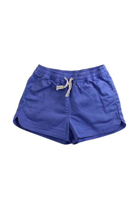 A Blue Shorts from Crewcuts in size 7Y for girl. (Front View)