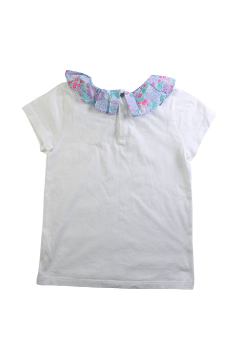 A White Short Sleeve Tops from Jacadi in size 8Y for girl. (Back View)