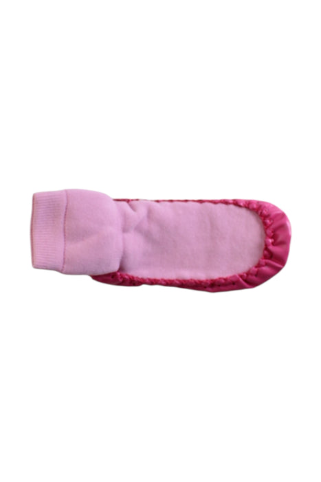 A Pink Slippers from Hanna Andersson in size 12-18M for girl. (Front View)