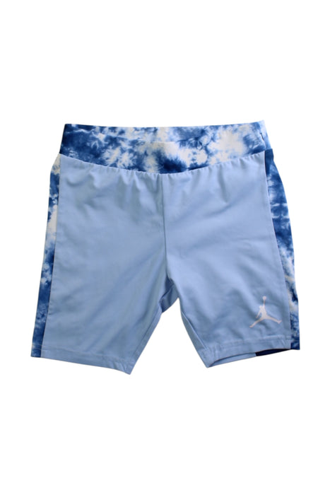 A Blue Active Shorts from Air Jordan in size 8Y for girl. (Front View)