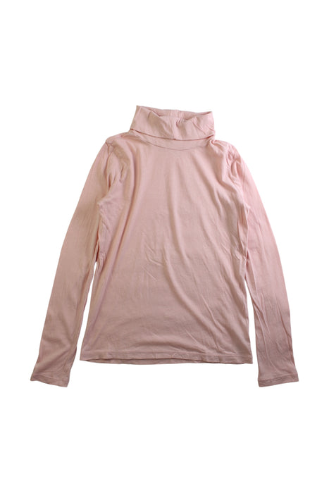 A Pink Long Sleeve Tops from Crewcuts in size 10Y for girl. (Front View)
