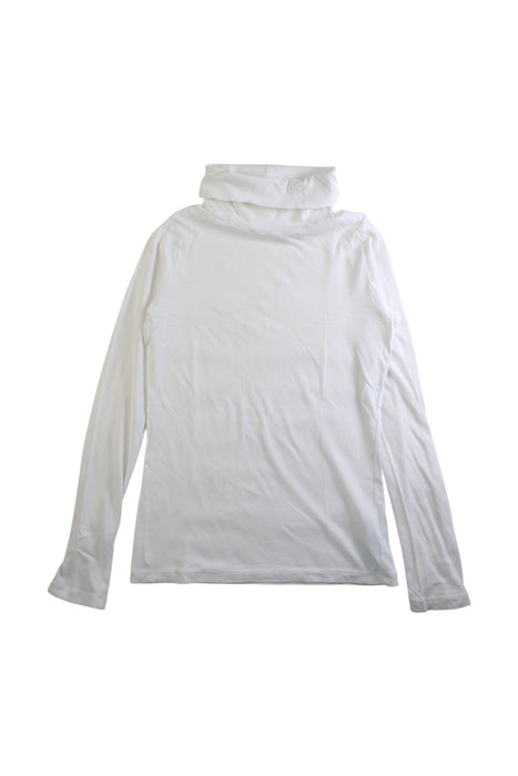 A White Long Sleeve Tops from Crewcuts in size 10Y for girl. (Front View)