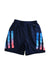 A Navy Shorts from Adidas in size 7Y for girl. (Back View)
