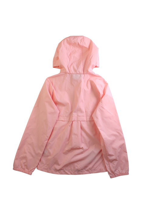 A Pink Lightweight Jackets from Columbia in size 7Y for girl. (Back View)