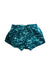 A Teal Active Shorts from Under Armour in size 7Y for girl. (Back View)