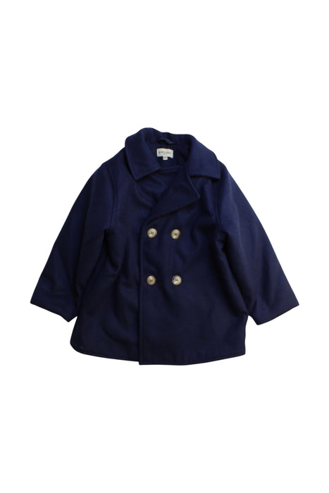 A Navy Coats from MiBONBoN in size 3T for boy. (Front View)