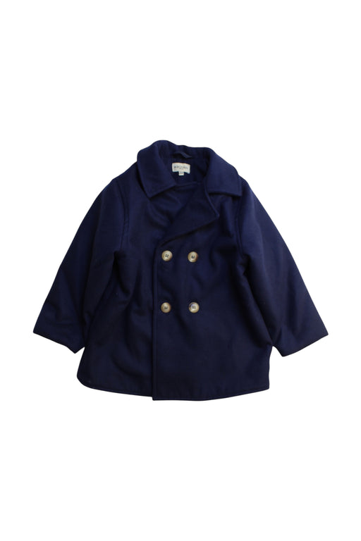A Navy Coats from MiBONBoN in size 3T for boy. (Front View)