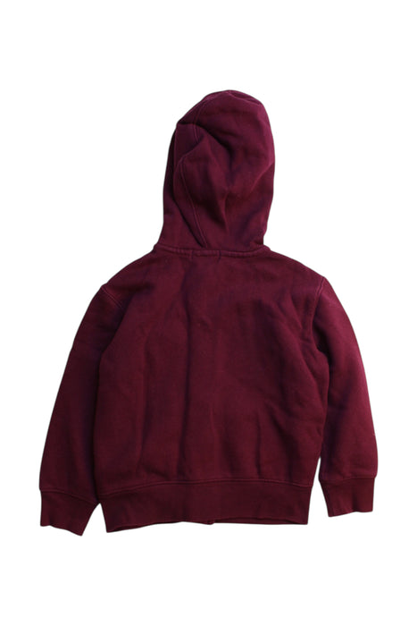A Burgundy Hooded Sweatshirts from Polo Ralph Lauren in size 3T for boy. (Back View)
