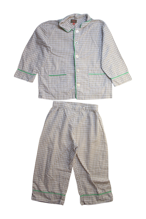 A Blue Pyjama Sets from Monday's Child in size 2T for boy. (Front View)