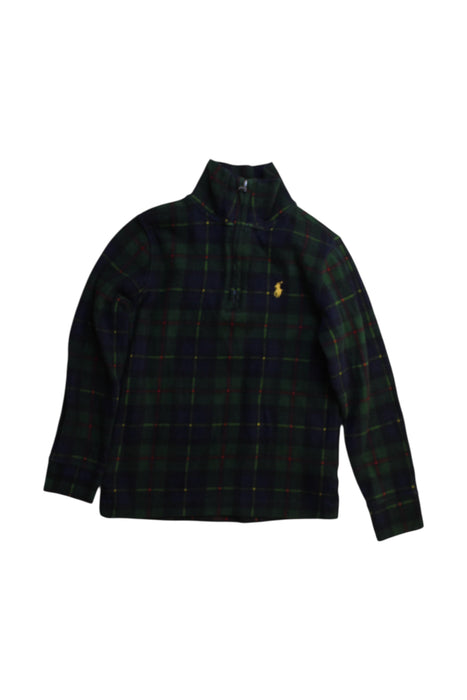 A Green Long Sleeve Shirts from Polo Ralph Lauren in size 4T for boy. (Front View)