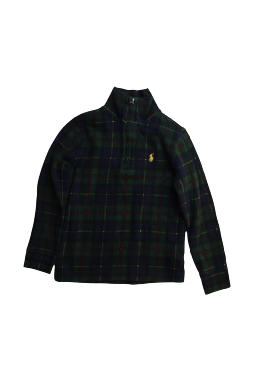 A Green Long Sleeve Shirts from Polo Ralph Lauren in size 4T for boy. (Front View)