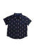 A Navy Short Sleeve Shirts from Nicholas & Bears in size 3T for boy. (Front View)