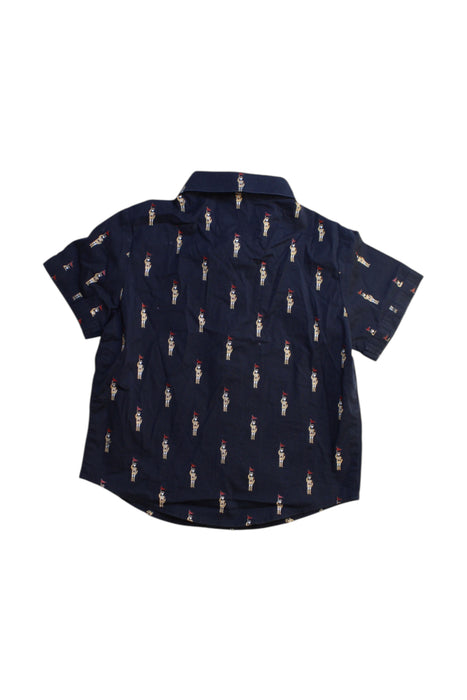 A Navy Short Sleeve Shirts from Nicholas & Bears in size 3T for boy. (Back View)