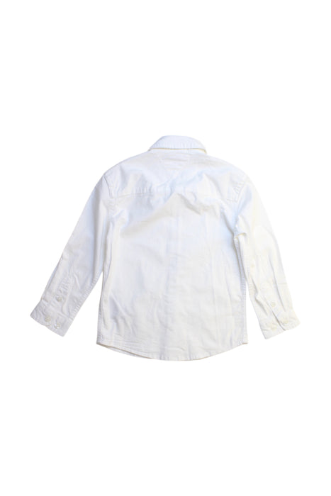 A White Long Sleeve Shirts from Tommy Hilfiger in size 3T for boy. (Back View)