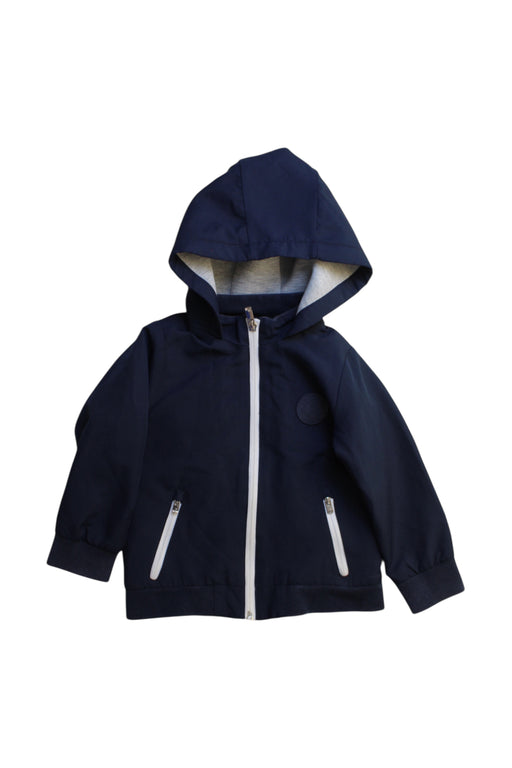 A Navy Rain Jackets from Jacadi in size 3T for boy. (Front View)