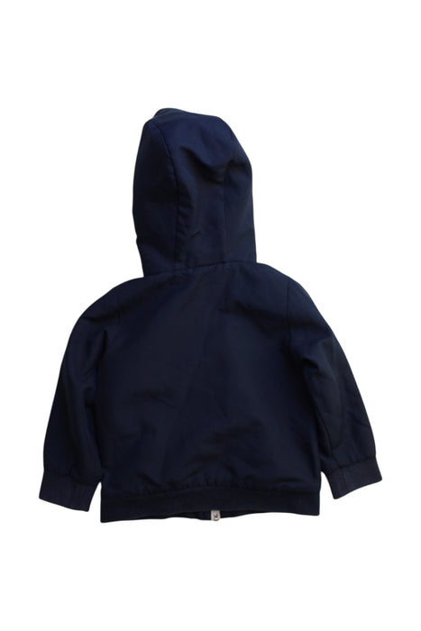 A Navy Rain Jackets from Jacadi in size 3T for boy. (Back View)