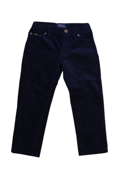 A Navy Casual Pants from Polo Ralph Lauren in size 3T for boy. (Front View)