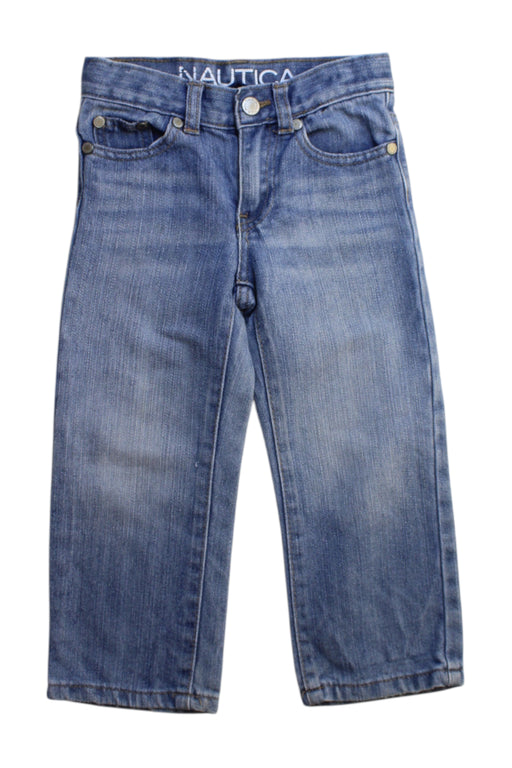 A Blue Jeans from Nautica in size 3T for boy. (Front View)
