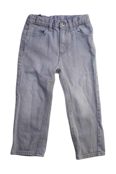 A Blue Jeans from Calvin Klein in size 3T for boy. (Front View)