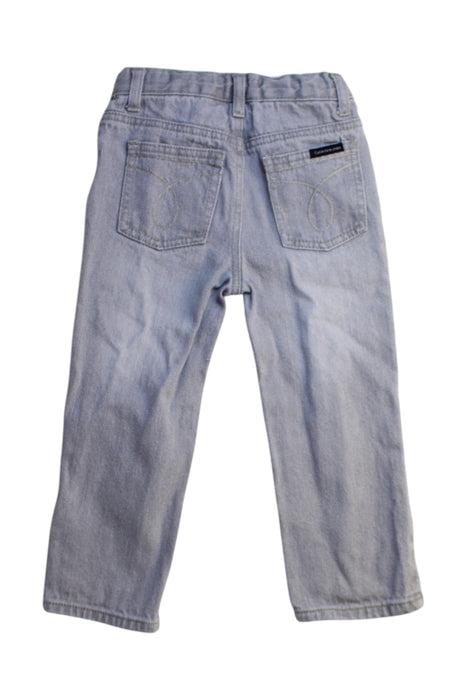 A Blue Jeans from Calvin Klein in size 3T for boy. (Back View)