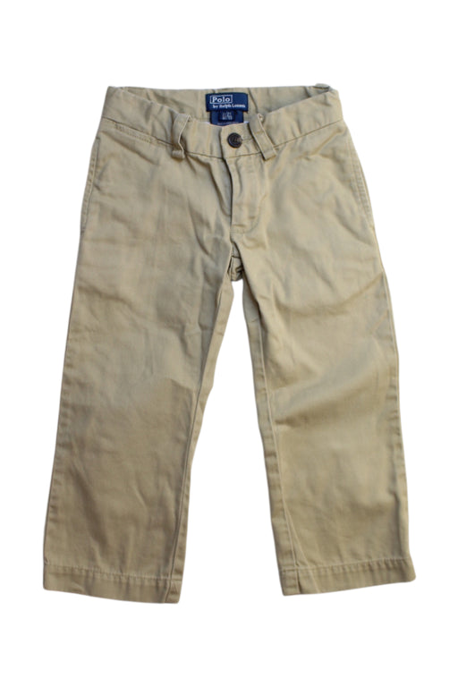A Beige Casual Pants from Polo Ralph Lauren in size 2T for boy. (Front View)