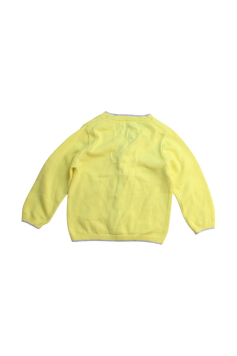 A Yellow Cardigans from Balabala in size 2T for neutral. (Back View)