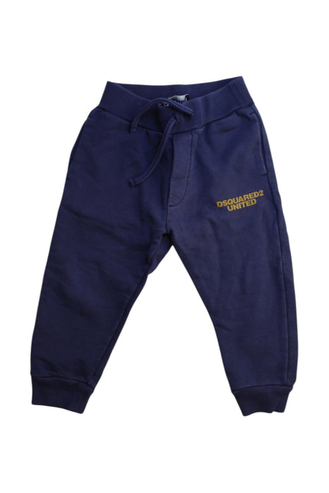 A Navy Sweatpants from DSquared2 in size 18-24M for boy. (Front View)