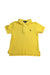 A Yellow Short Sleeve Polos from Polo Ralph Lauren in size 3T for boy. (Front View)