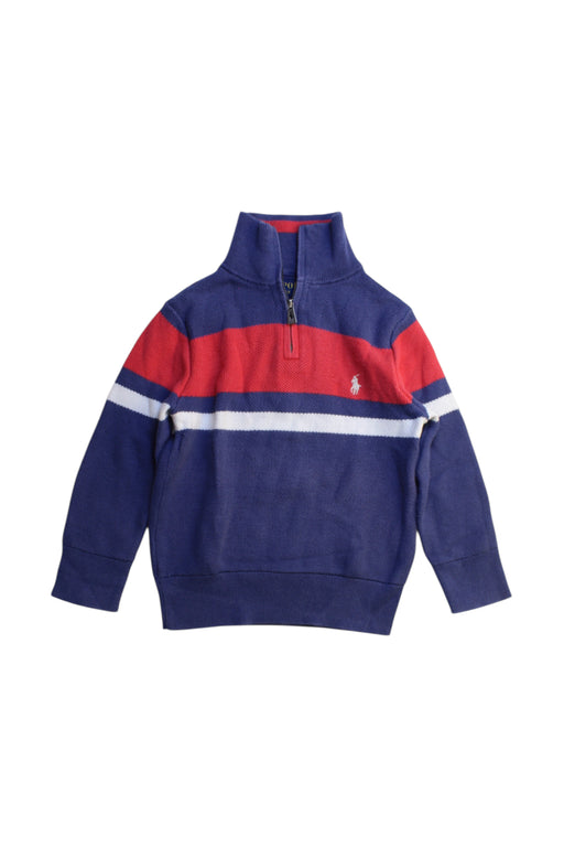 A Multicolour Zippered Sweatshirts from Polo Ralph Lauren in size 3T for boy. (Front View)