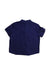 A Navy Short Sleeve Shirts from Minnow in size 3T for boy. (Back View)